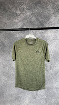 Under armour tech khaki t shirt
