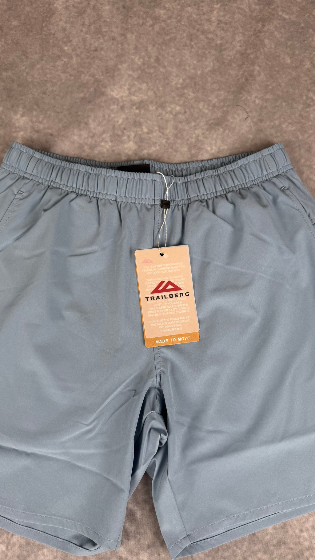 Trailberg essentials 2.0 shorts faded denim