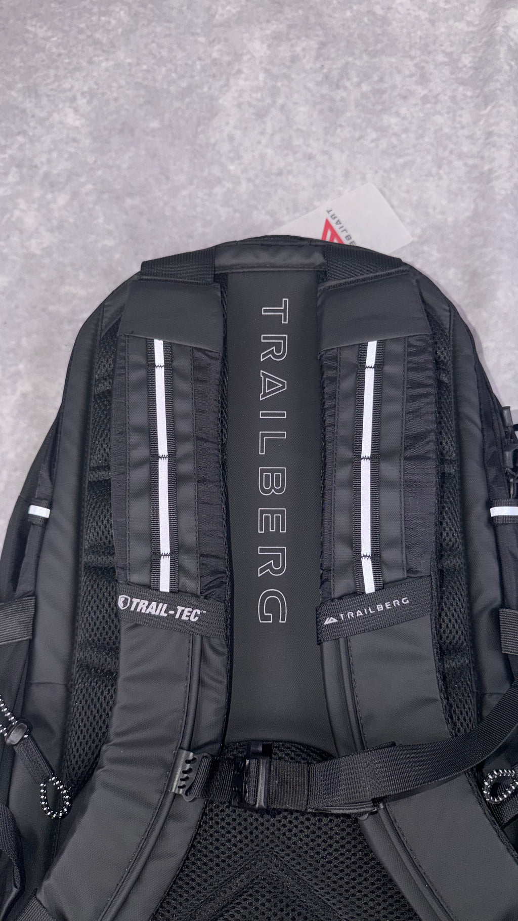 Trailberg black backpack.