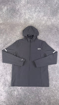 Under armour grey tech utility woven jacket.