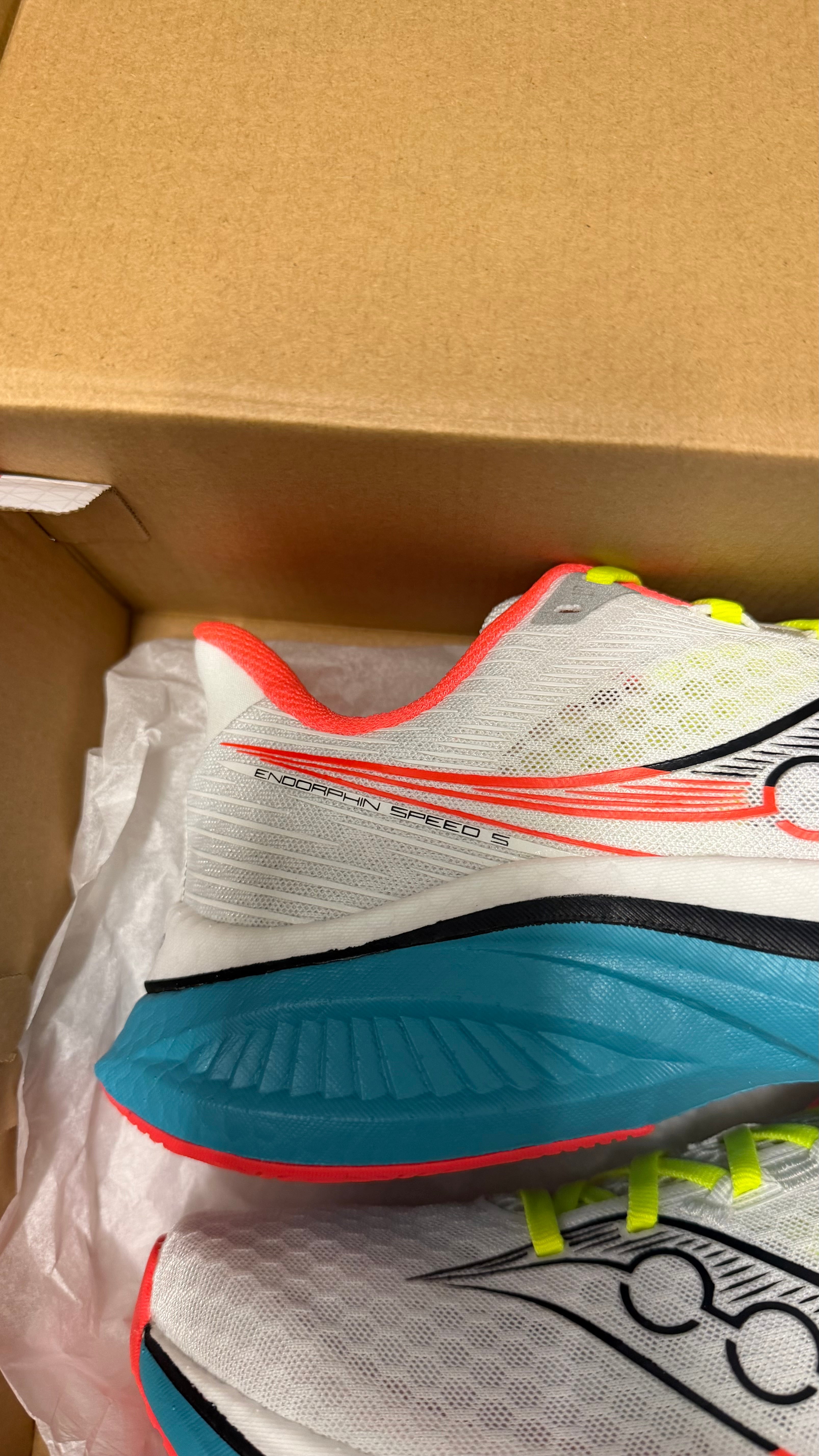 Saucony endorphin speed 5 white/mutant